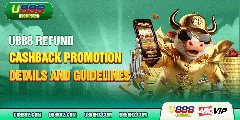 U888 Refund - Cashback Promotion Details and Guidelines